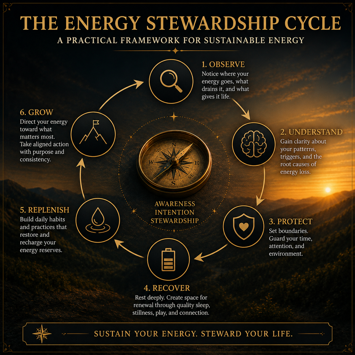 The Energy Compass — A Practical Guide to Protecting, Reclaiming, and Directing Your Energy